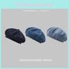 Trendy Soft Fabric Beret For Women Chic Denim Cap Perfect For Spring And Fall