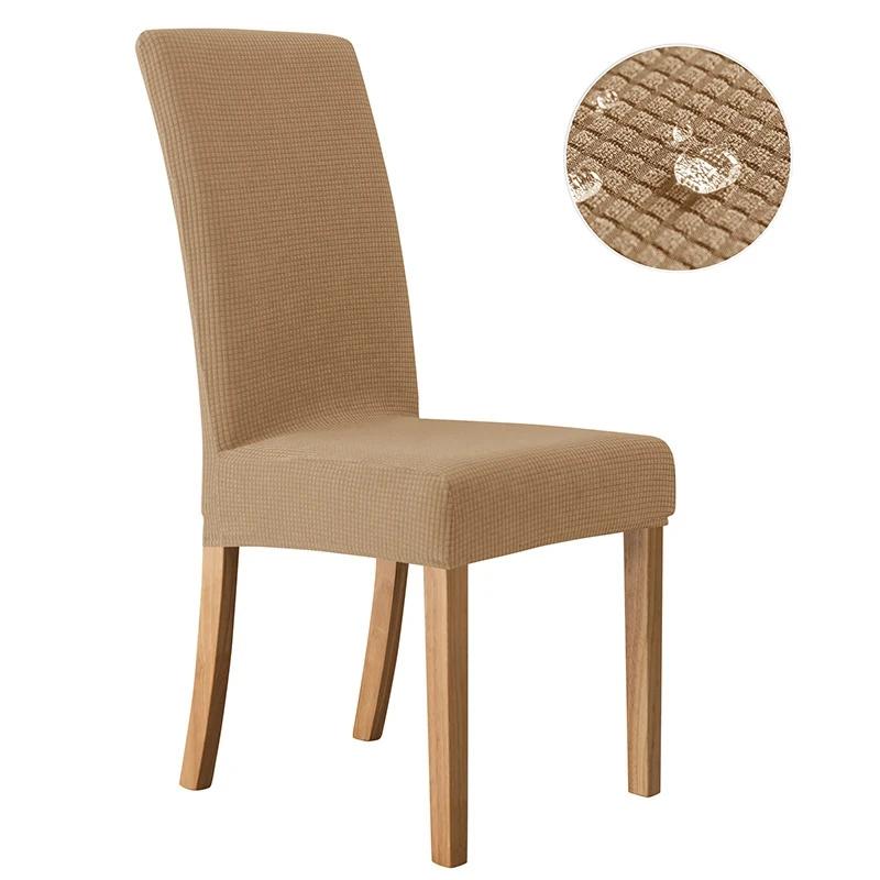 Spandex scaune de sufragerie huse jacquard huse impermeabile pentru scaune lavabile Parsons huse pentru scaune reglabile 2 4 6 set
