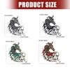Unique Vintage Horse Head Brooch Elegant Fashion Chest Pin Badge Jewelry Clothing Accessory For Women Men