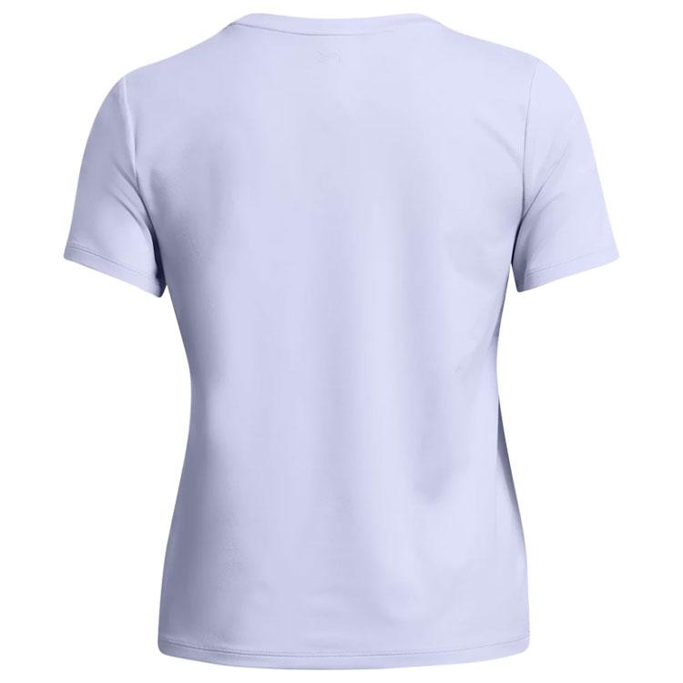 Under Armour Ua Meridian Solid Color Soft Breathable Comfortable Short Sleeve T-Shirt Women T-Shirts Light-Blue Purple 1379155-539