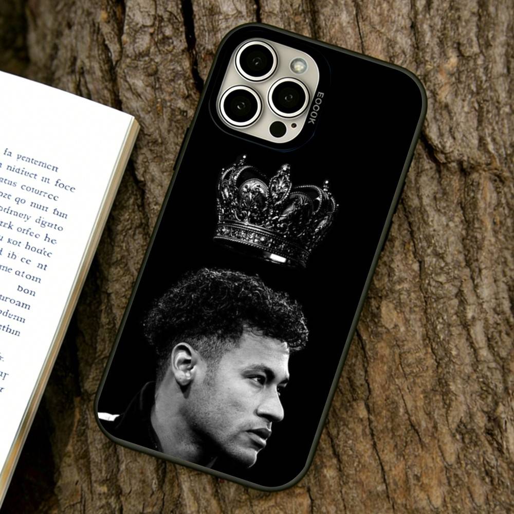 Pouzdro na telefon Neymar Pro iPhone 17,16,15,14,13,12,11 Plus,Pro Max,XS,Barevný postříbřený vnitřní kryt