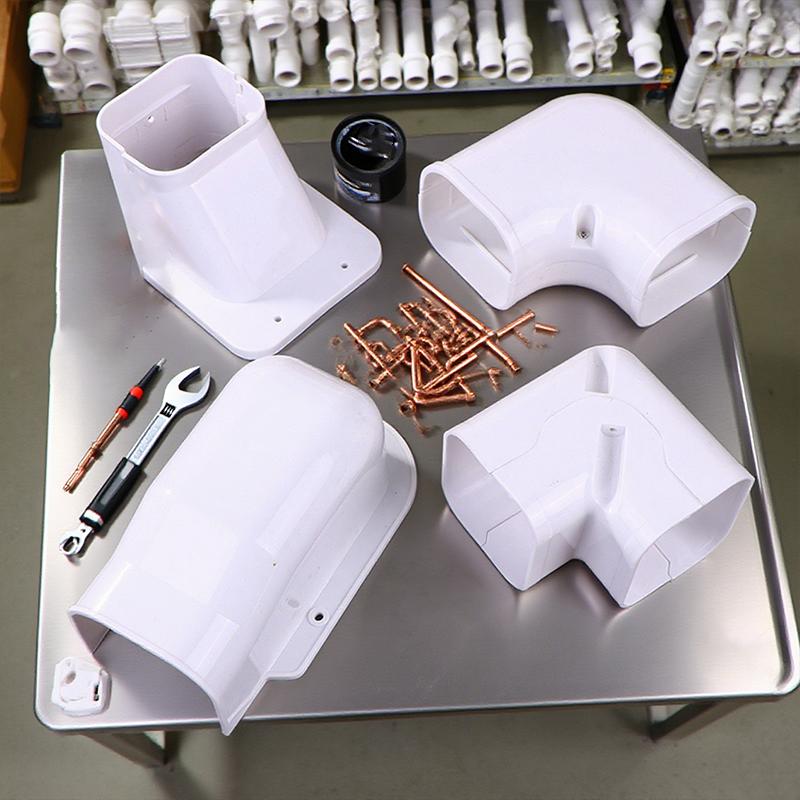 Split & Central A/C Decorative PVC Hose Cover Air-conditioning Decorative Pipe Cover Air-conditioning Protection Pipe Cover