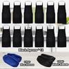 12 Pack Bib Apron,Black Aprons with 2 Pockets,Unisex Black Plain Aprons with Long Ties,Kitchen Cooking Aprons for Women Men Chef,Painting BBQ