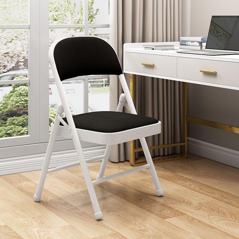 Portable Folding Chair with Backrest for Home, Office, Dining, and Dormitory Use