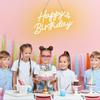 Happy Birthday Neon Sign for Party and Wall Decor with USB and Dimmer Switch,Happy Birthday Sign for Backdrop