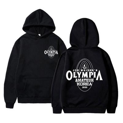 Olympia Amateur Korea Fitness Gym Pump Cover Print Hoodie Herrenmode Übergroße Pullover Hoodies Herren Lässiges Baumwoll-Sweatshirt