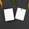 Earring Display and Jewelry Packaging Blank Kraft Cards