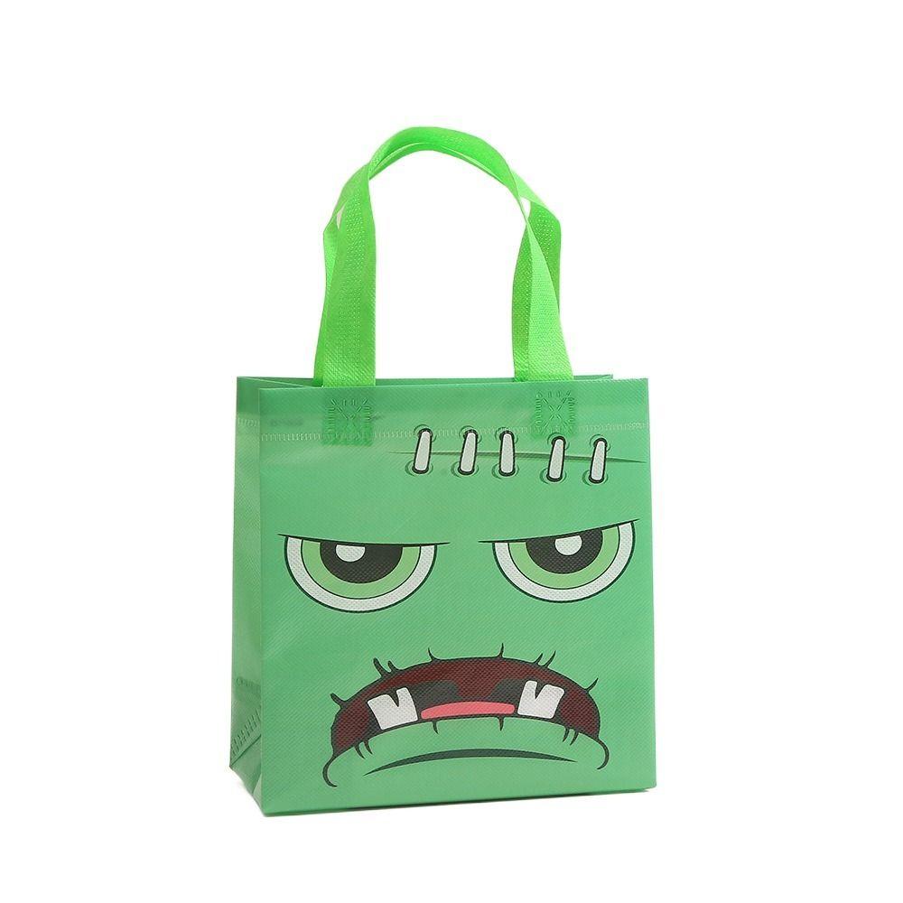 Pumpkin Non-Woven Treat Bags Loot Bag Kids Gifts Bag Packaging Halloweens Candy Bag  Children