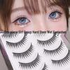 Korean One-Piece Wet Look False Eyelashes: Double Eyelid Support, Natural Style, Dense for Beginners