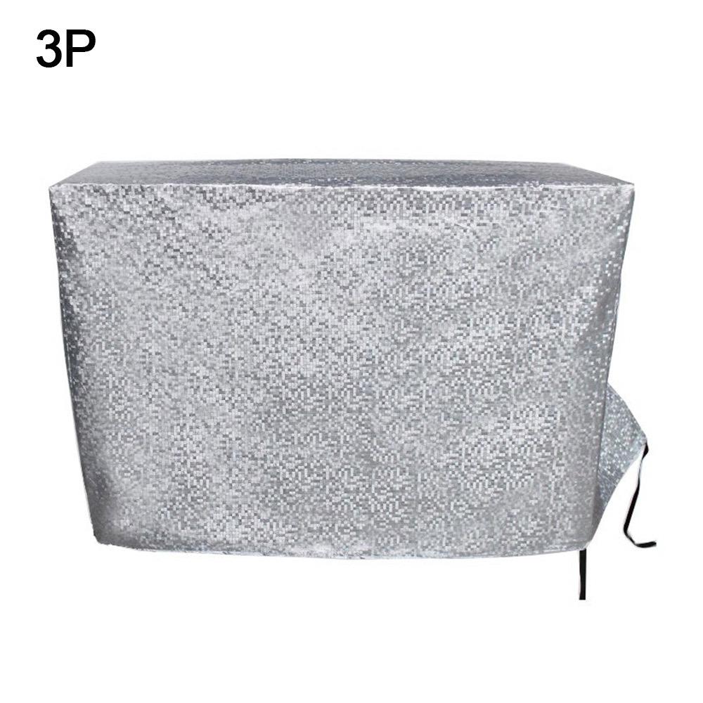 Silver Air Conditioner Cover Thickened Sunscreen Cover New Air Conditioner Heat-insulating  Outdoor