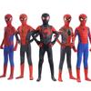 Κοστούμι Spider-Man Miles Morales Ενήλικες Παιδιά Cosplay Ολόσωμη Φόρμα Στολή για Πάρτι Αποκριών