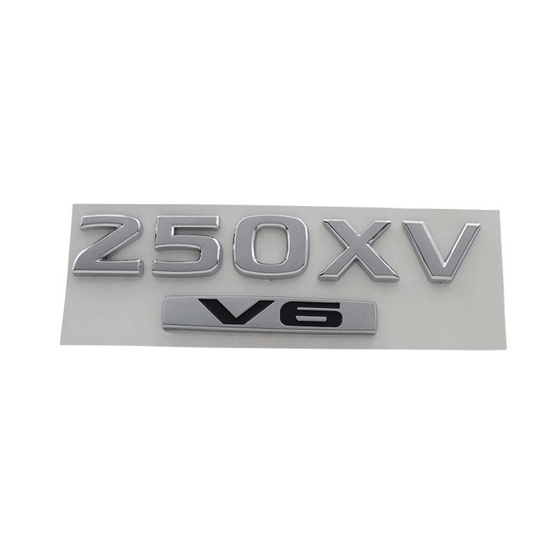 3D Premium 2.5XL 2.5XV 230JK 230JM 250XL 250XV V6 Letters for Japan car Engine Hood Fender trunk Tail Rear Decal Emblem Badge Sticker