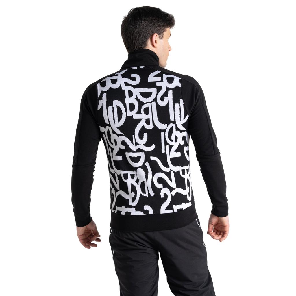 Mens Speed Jacquard Half Zip Long-Sleeved Sweatshirt