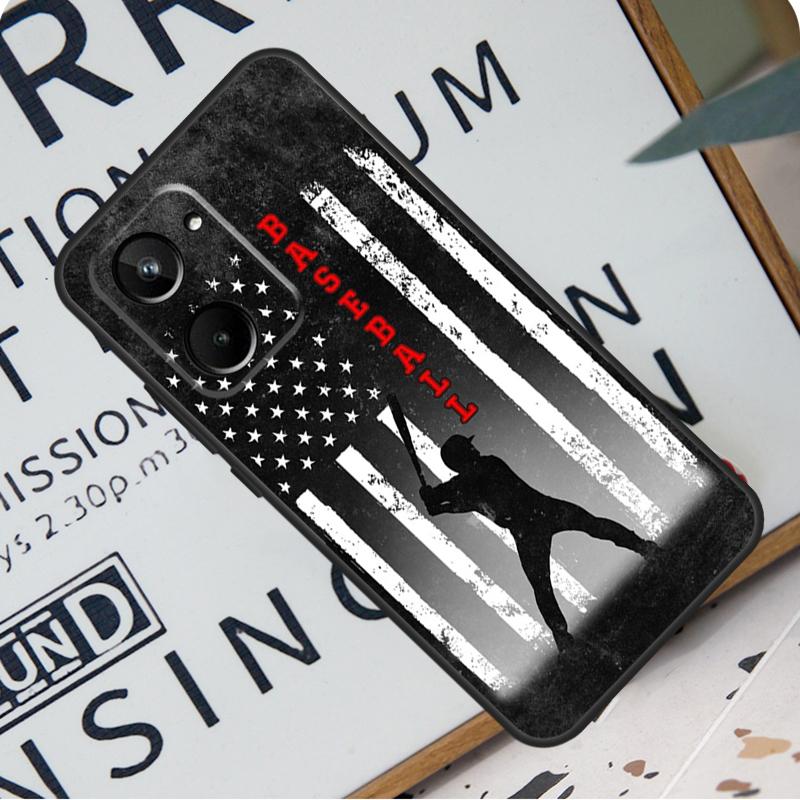 Baseball For Realme C55 C53 C67 GT Neo 5 6 9 10 11 12 Pro Plus C11 C25 C21Y C30 C31 C33 C35 C51 Case