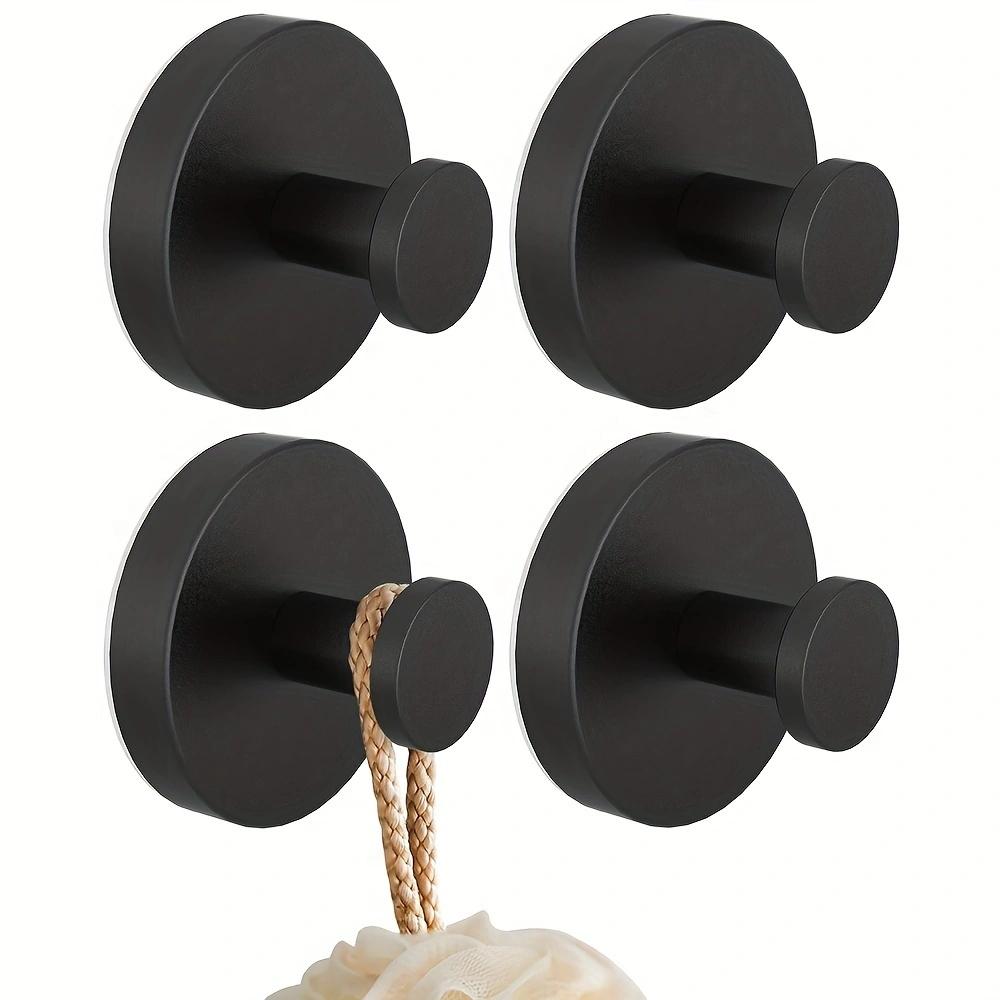 

Gold Suction Cup Hooks - Waterproof, Easy Install for Shower, Bathroom, Kitchen & More - Holds Up to 15 lbs - Perfect for Towels 4pcs чорний