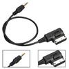 Enhanced Sound Quality 3.5mm Auxiliary Cable AUX Adapter Cord for Vehicles with AMI Connectivity With AMI 100cm PVC Wire