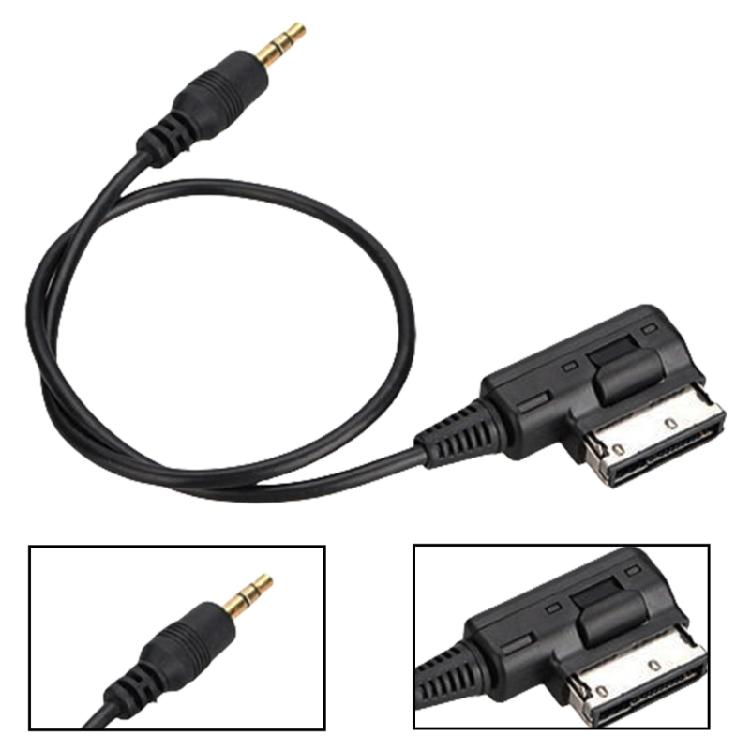 Enhanced Sound Quality 3.5mm Auxiliary Cable AUX Adapter Cord for Vehicles with AMI Connectivity With AMI 100cm PVC Wire