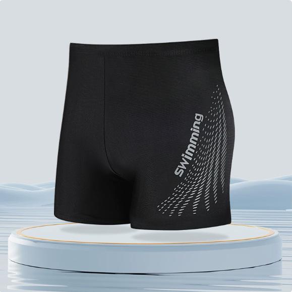 

2026 Men s Quick-Dry Square Leg Swim Trunks - High-End, Anti-Embarrassment Professional Swimwear. 4XL (170-210 jin recommended)