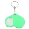 32mm Lens Diameter Magnifier Keychain With Key Ring Mini Magnifying Glass  Outdoor Reading