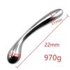 Stainless Steel Double Large Butt Plug Fake Dildo G Spot Metal Anal Beads Plug P-spot Prostate Massager Stick Vaginal Sex Toy
