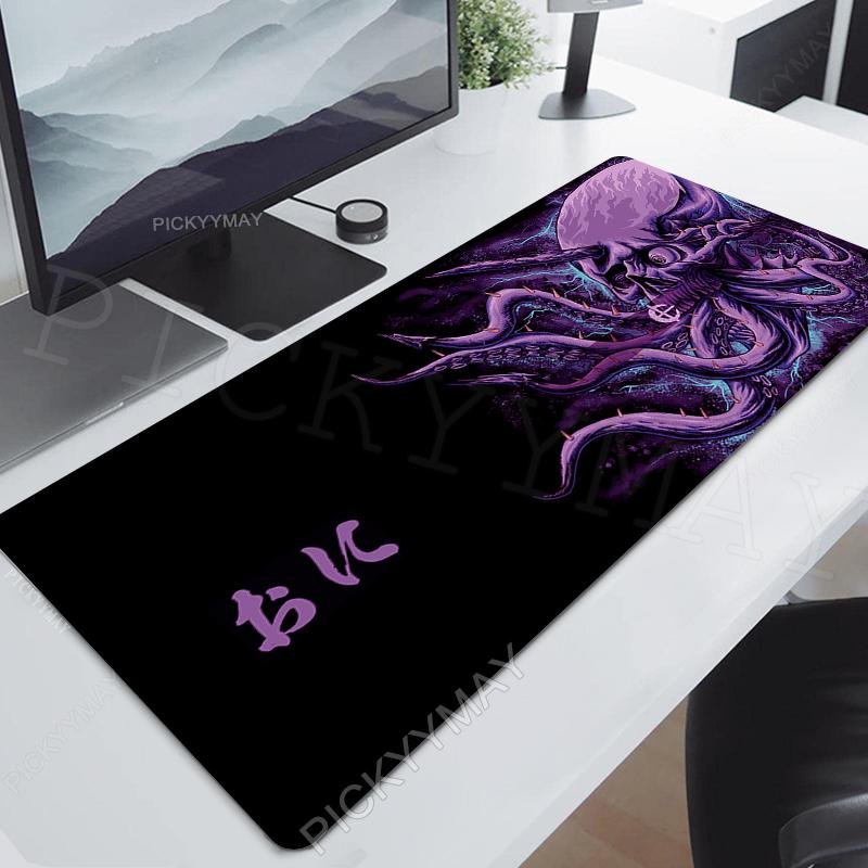 Octopus Locking Edge Mouse Mats Large Natural Rubber Mouse Pad Gaming Mousepads Gamer Mousepad Desk Pads Keyboard Mat x