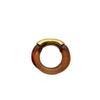Simple Resin Ring Temperament Niche Design Versatile Daily Leisure Commuting Ring Ring