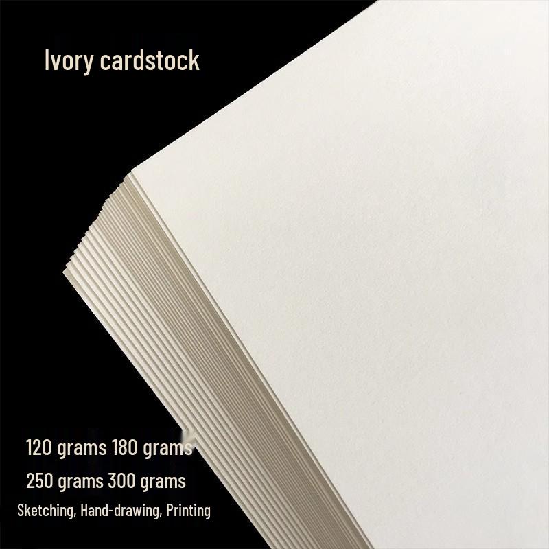 

Премиальный белый картон Kent Ivory для печати и изобразительного искусства, уплотненная бумага для рисования формата 4K. A4 (50 sheets) 200g