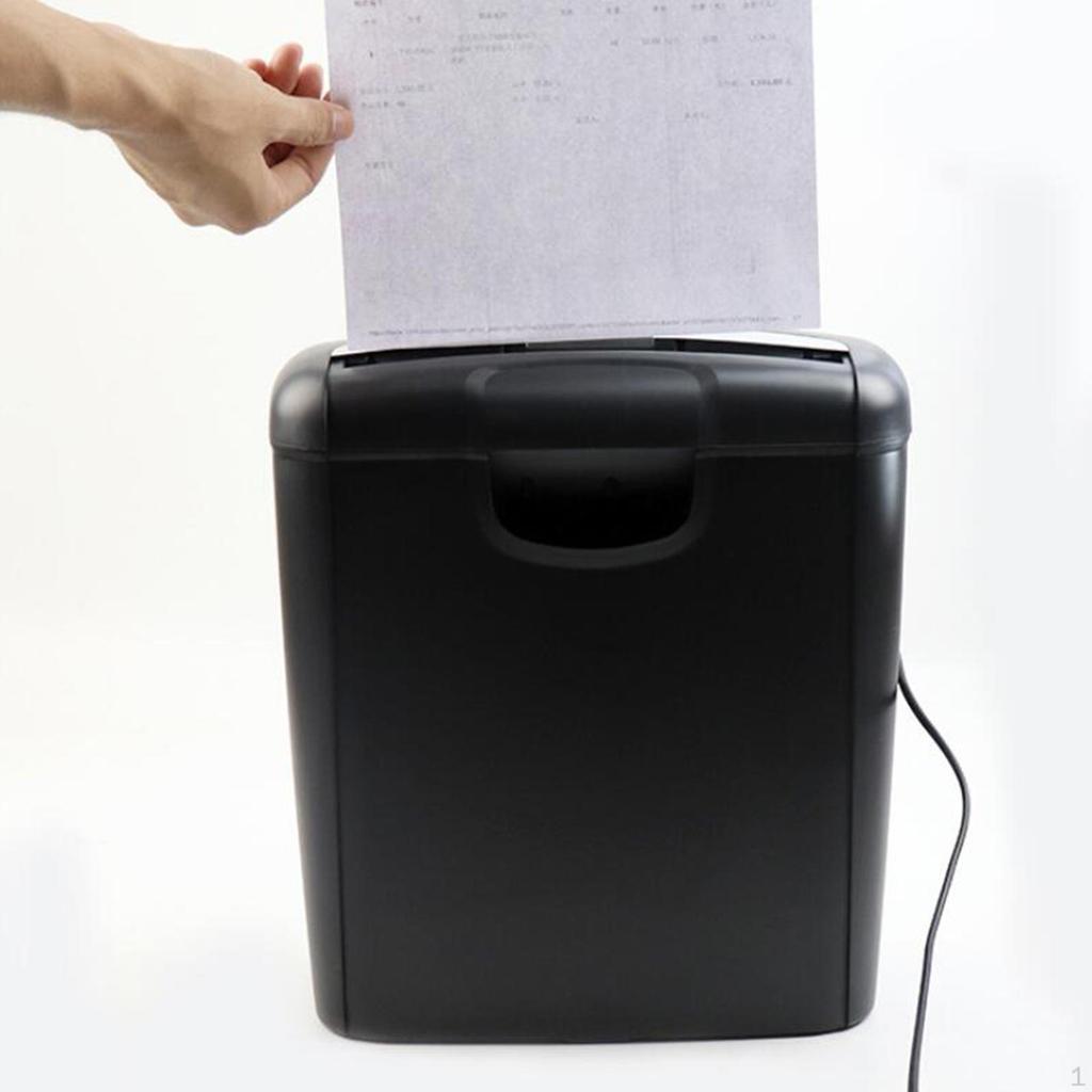 6Sheet Paper Shredder Mini Silent A4 Office 10L Capacity