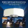 Solar LED Outdoor Motion Sensor Flood Light with Remote Control, Dusk To Dawn Function Solar Wall Lamp, Solar Courtyard Security Light