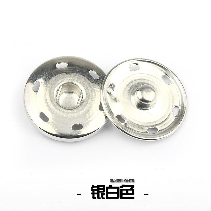 20Sets Snap Fasteners Metal Snaps Press Studs Buttons for Sewing Clothes Jacket Coat Leather Craft Accessories