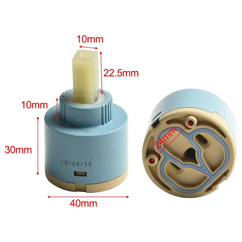 New Tap Mixing High Ceramic Cartridge 35mm/40mm  Faucet Replacement Accessories Kitchen Bath Basin Shower Faucet Cartridge Mixer