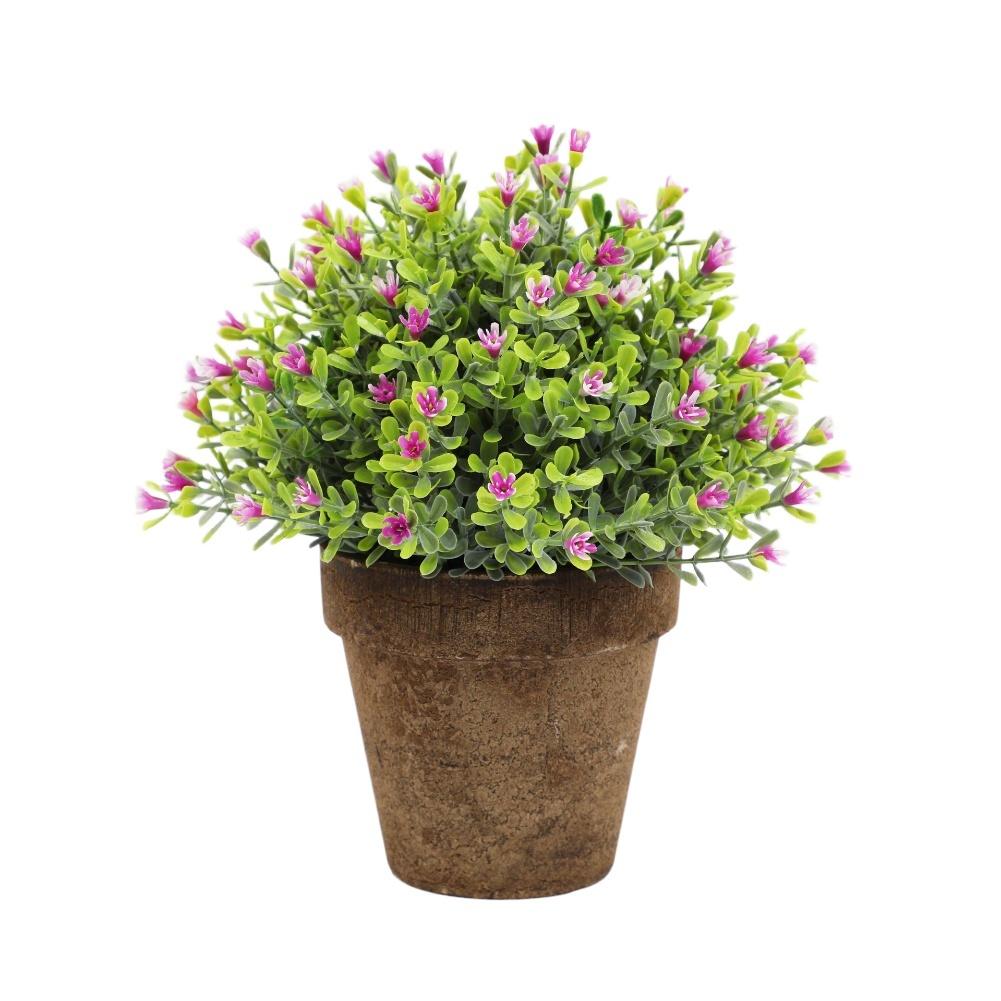 Artificial Potted Plants, Desktop Greenery, Bonsai Ornaments, Decorative Flowers Artificial For Home Garden Party Decor