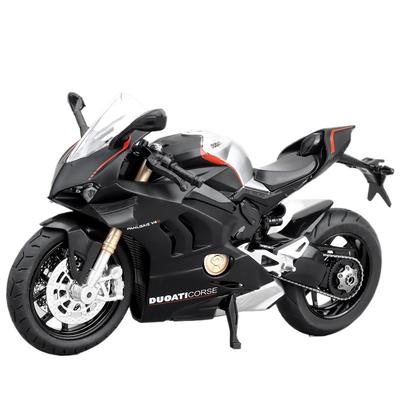 1/12 Ducati Panigale V4S Modell Legierung Motorrad Diecast Computer Desktop Ornamente Trendige Ausstellung Geschenk für Freund Kinderspielzeug