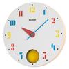 El Commune Bauhaus Gene Wall Clock Joschmi Pendulum White WCL-027