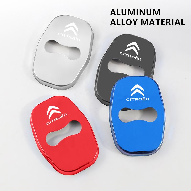 4 Bucăți Capac Blocare Ușă Mașină Accesorii Protecție din Oțel Inoxidabil Pentru Citroen C1 C2 C3 Vts C4 Saxo C4L C5 C6 C8 Xsara Picasso