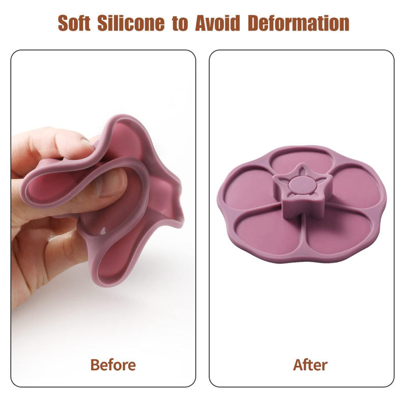 Silicone Cup Lid Sealed Creative Cup Lid Mug Glass Ceramic Cup Dust-proof Nordic Cup Lid Bowl Covers Drinkware Kitchen Dining