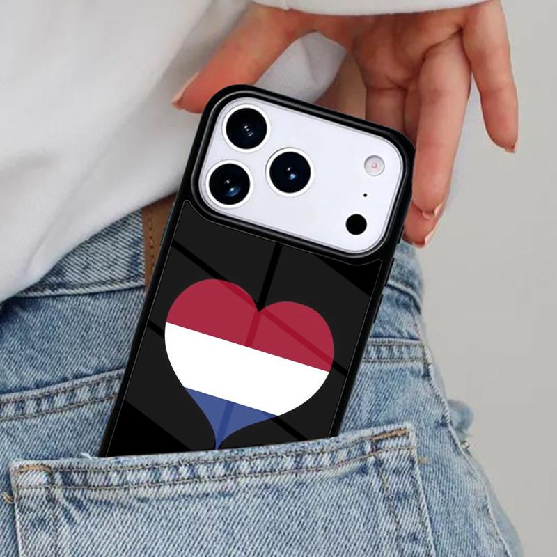 Netherlands Flag Phone Case for iPhone 17ProMax 12 13 14 15 16e 17 Pro Max Plus Air Cover