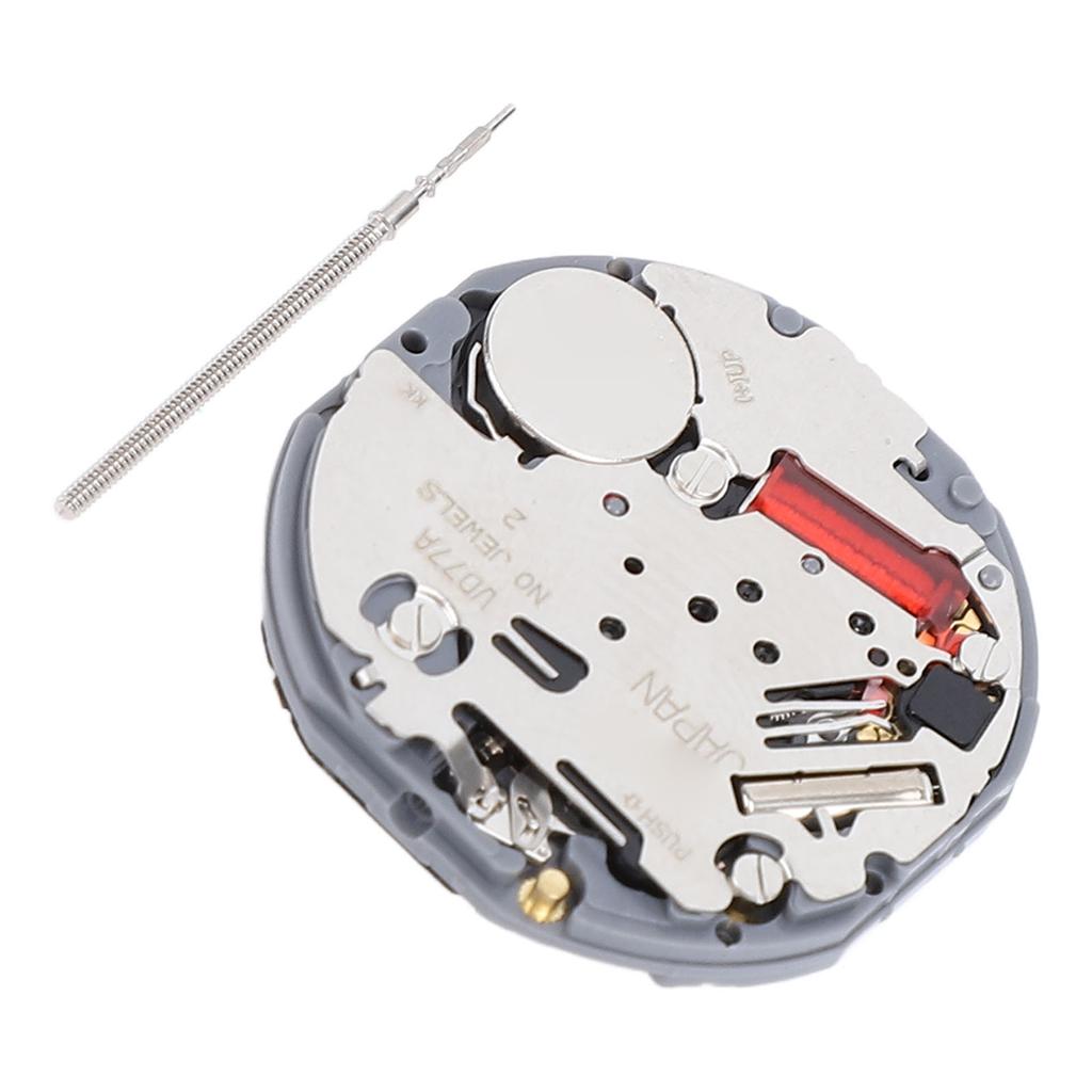 VD77A Quartz Movement 2 Hands 24 Hour Hand Week Date VD77 Movement with Electronic Watch Accessories