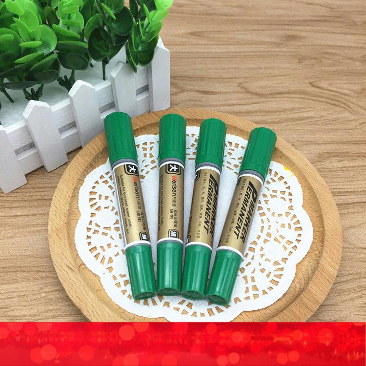 Dark Green Oil-Based Double-Ended Marker Pen with Large Tip темно-зеленого