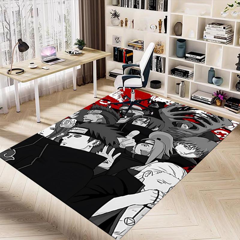 1 Stück Naruto Sasuke Extra Groß Rutschfester Teppich für Boden, Büro, Familie, Schlafzimmer, Studio Großer Teppich Teppiche für Innenräume