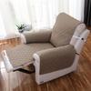 Washable Quilted Sofa Cover Removable Recliner Towel Solid Color Couch Slipcover Nordic Armchair Sofa Cover Dog Cat Pet Sofa Mat
