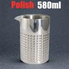 500ml Edelstahl Rührbecher Mixingglas, bevorzugt von Profis und Amateuren gleichermaßen, Machen Sie Ihre eigenen Spezialcocktails Barzubehör