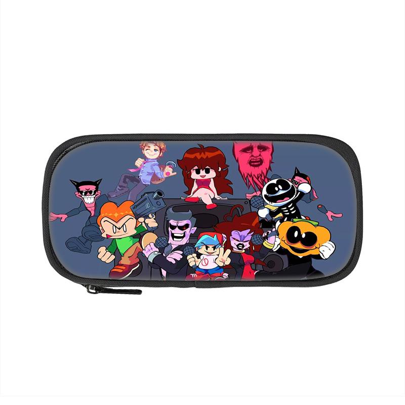 Astuccio per Friday Night Funkin versatile cartone animato grande capacità articolo popolare, miglior regalo per ragazzi e ragazze per compleanni scolastici