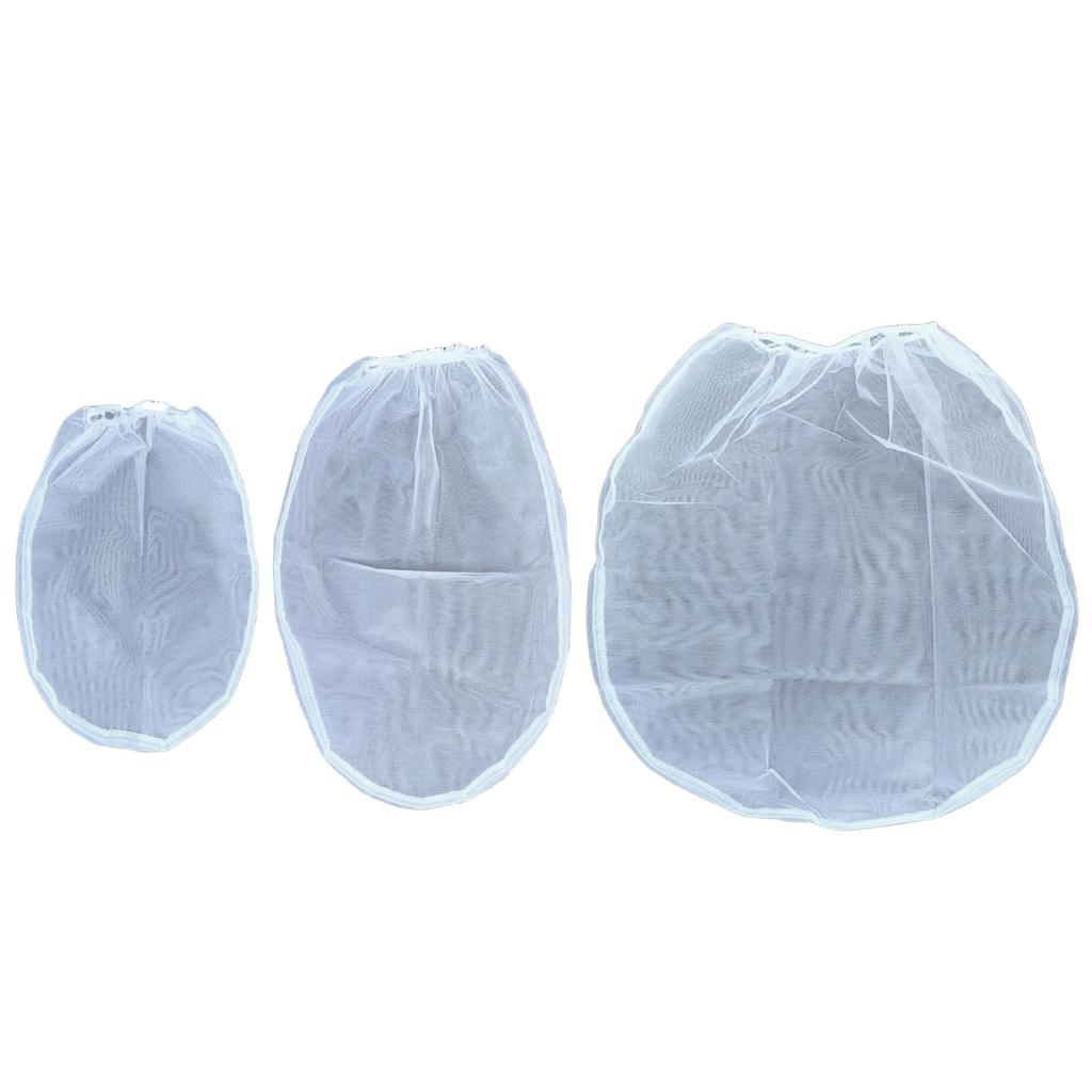 5pcs Paint Strainer Bags Fine Mesh Disposable Filter Bag Elastic Drawstring Top Upgrades for Smooth Paint Application