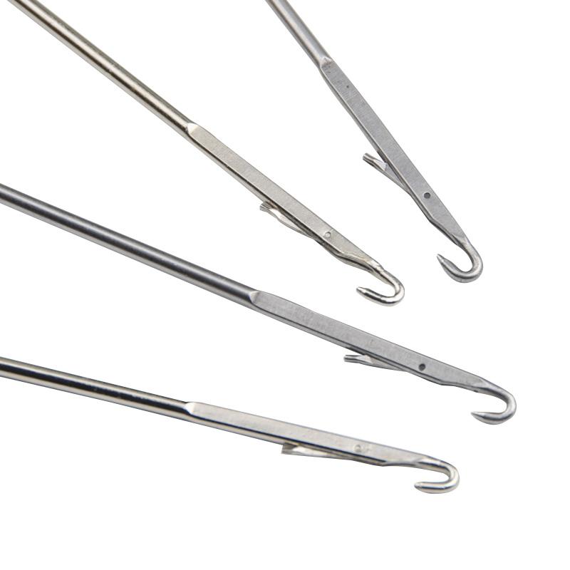 1Piece Stainless Steel Crochet Hook Loop Turner Fabric Tubes Strap Belt Strips Handmade DIY Quitling Tool  Sewing Accessories