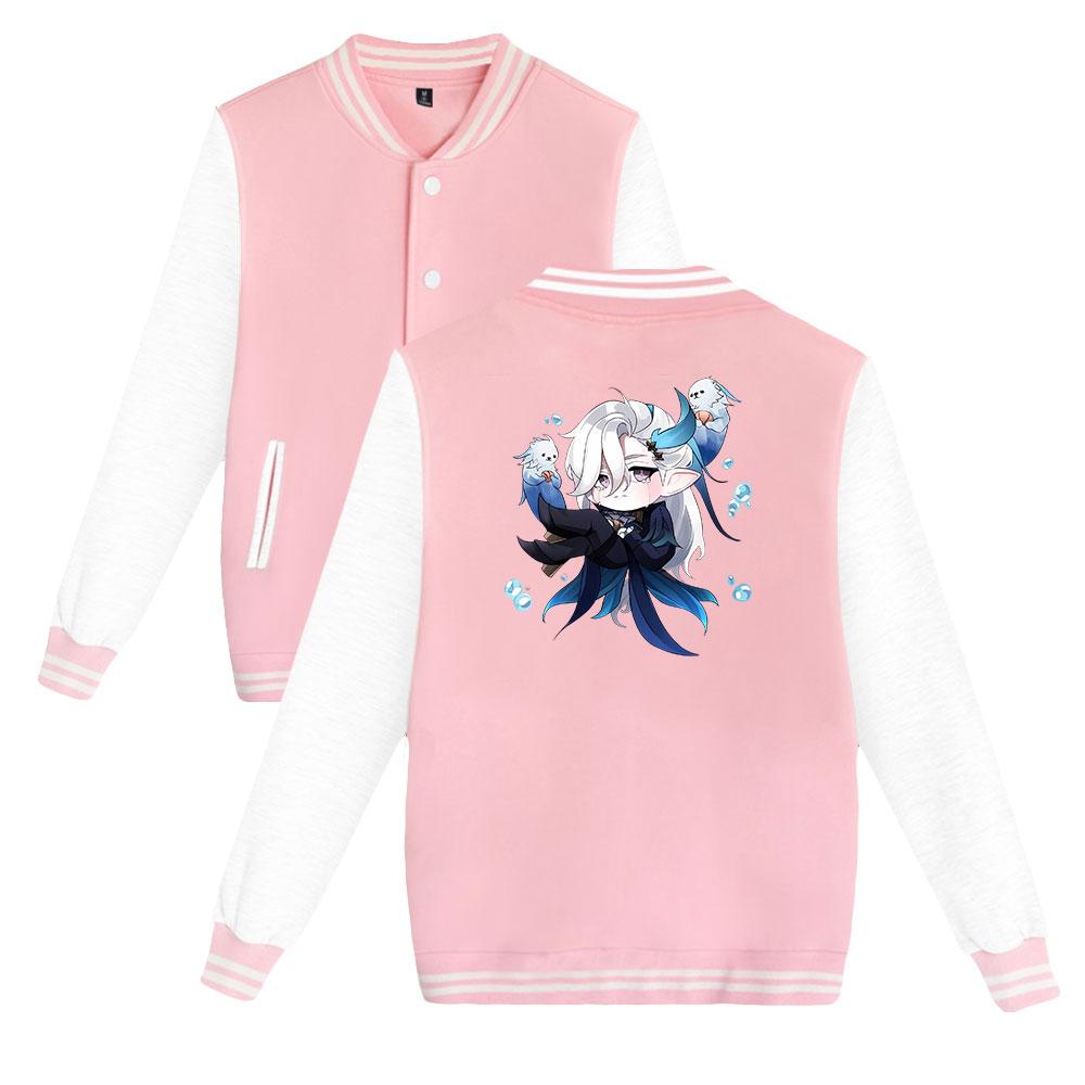 Fashion Genshin Impact Bomber Jacket Ženy Muži Oversized Harajuku Módní Baseball Bunda Dámské Streetwear Jaro Podzim Bomber Outwear