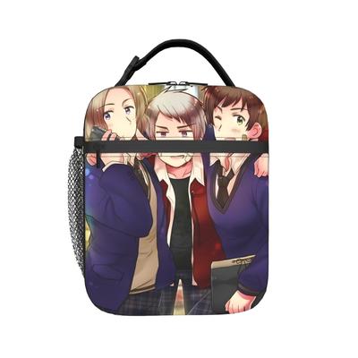 Hetalia Axis Powers Thermal Insulated Lunch Bag for Work Portable Food Bag Container Men Women Thermal Cooler Lunch Boxes