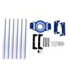 Router Sled Precise Positioning Aluminum Alloy Slab Flattening Router Jig for Wood Board End Face Plate Resin Projects