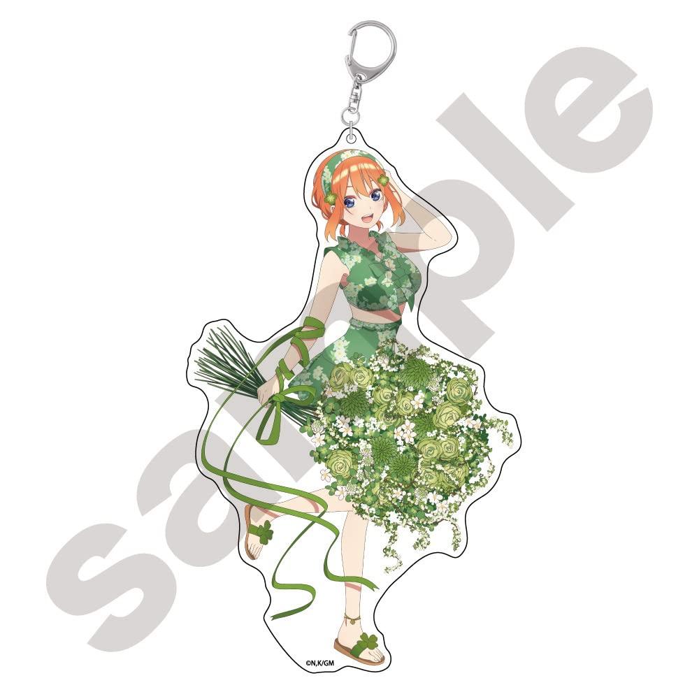 GRANUP The Quintessential Quintuplets Summer Time Acrylic Keychain BIG Yotsuba Nakano MAX H180 x W70 x D3mm Metal - - Approx. - Acrylic,