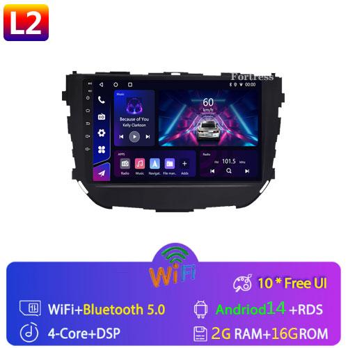 For Suzuki Vitara Brezza 2016 - 2019 Car Radio Multimedia Video Player Navigation Android 13 2din 2 Din DVD Carplay Android Auto